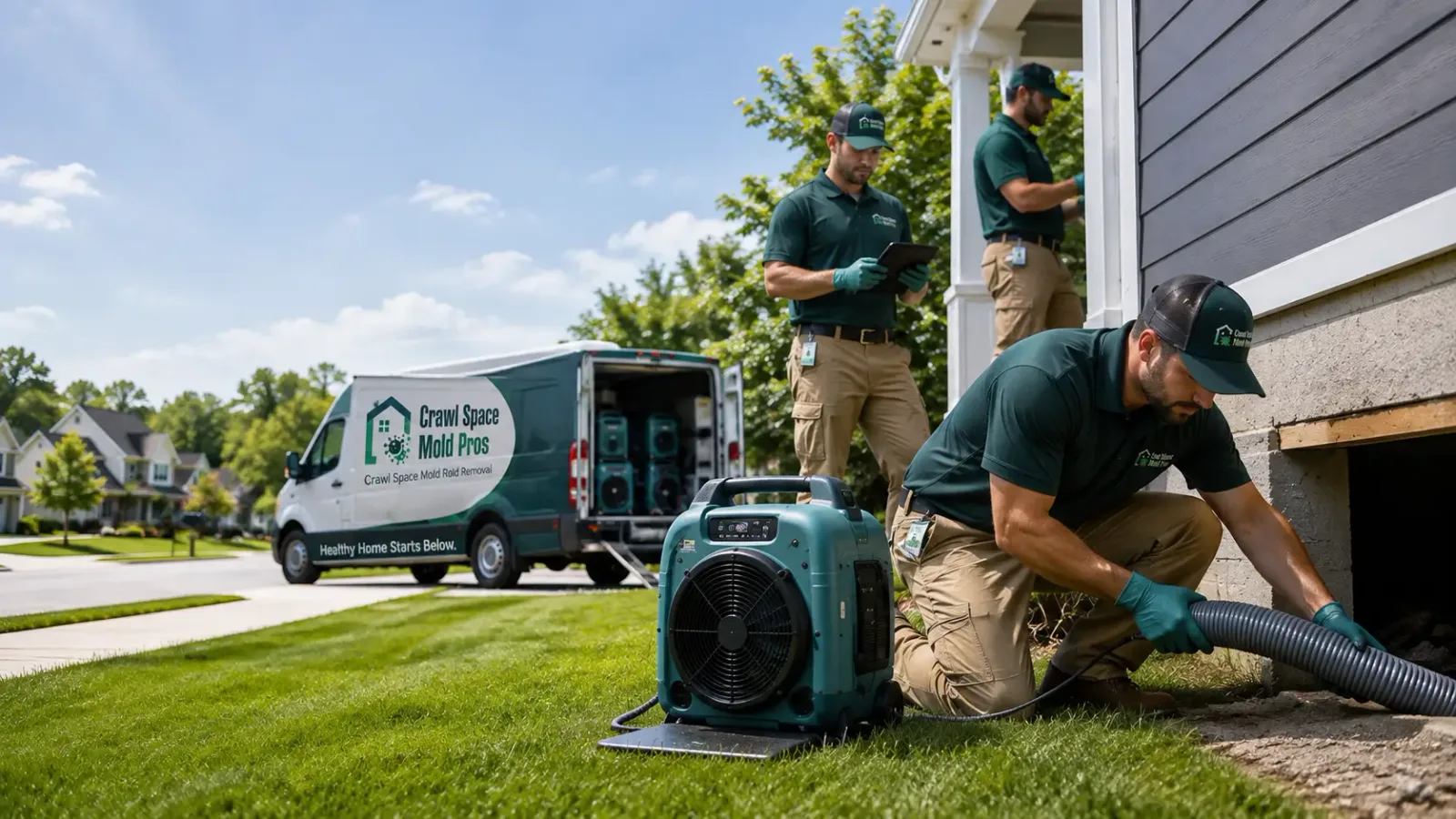 Crawl Space Mold Removal in Watson, IL